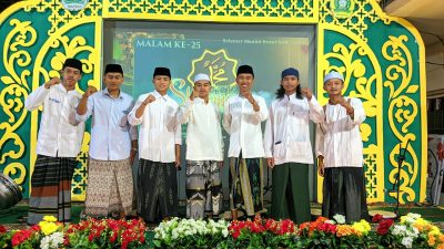 Majelis Sholawat Ibnu Rusyd PMII Rayon Averroes Semarakkan Maulid Nabi di PP Ashriya Gambangan